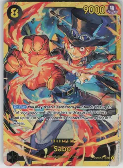 One Piece TCG Sabo SEC 500 Years in the Future OP07-118 - Image 1