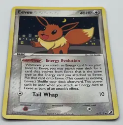 Pokemon TCG Eevee Card 55/115 EX Unseen Forces 2005 LP Non Holo Common - Image 2