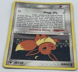 Pokemon TCG Eevee Card 55/115 EX Unseen Forces 2005 LP Non Holo Common - Image 4