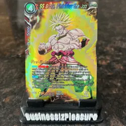 SS Broly Finishing the Job BT15 PRERELEASE Foil Dragon Ball Super Card Game | NM - Image 1