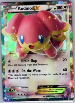 Audino EX 84/124 XY - Fates Collide - Pokemon Card - LP - Image 1