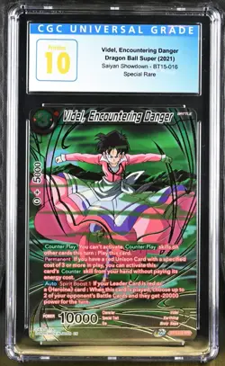 Dragon Ball: Graded CGC 10 Videl, Encountering Danger Special Rare Card 🔥 - Image 1