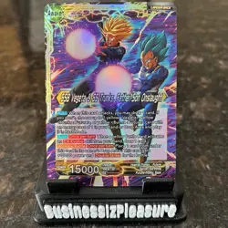 SSB Vegeta & SS Trunks Father Son Onslaught Foil Dragon Ball Super Card Game NM - Image 1