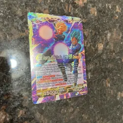 SSB Vegeta & SS Trunks Father Son Onslaught Foil Dragon Ball Super Card Game NM - Image 3