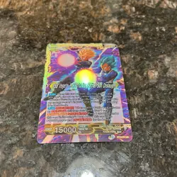 SSB Vegeta & SS Trunks Father Son Onslaught Foil Dragon Ball Super Card Game NM - Image 4
