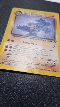 Pokemon Card - Dark Machamp Team Rocket Set 10/82 Holo Rare WOTC Vintage - NM - Image 4