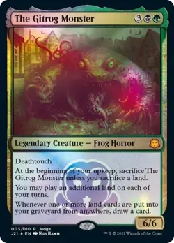 The Gitrog Monster -Foil Near Mint MTG Promos: Judge - Image 1