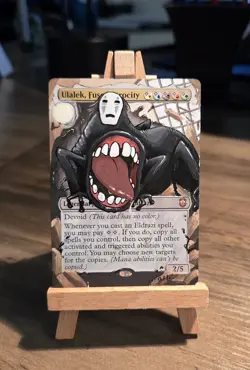 MTG Hand Painted Alter: No Face as Ulalek Fused Atrocity - Image 1