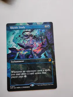 Rhystic Study (Anime Borderless) Wilds of Eldraine: Enchanting Tales Regular - Image 1