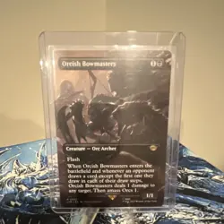 Magic: The Gathering Orcish Bowmasters Borderless Rare Creature Black Universes… - Image 1
