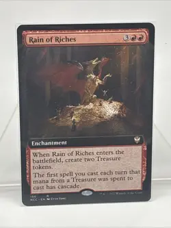 Rain of Riches (Extended Art) Streets of New Capenna Commander NM - Image 1