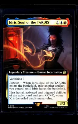 MTG Magic the Gathering WHO Doctor Who Extended Art 419 Idris Soul of the TARDIS - Image 1