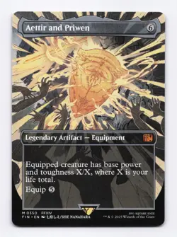 Aettir and Priwen (Borderless) 0350 (M) MTG FINAL FANTASY (FIN) - Image 1