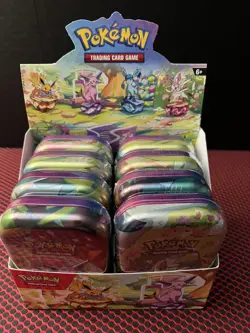 Pokemon TCG Prismatic Evolutions Lot of 8 Sealed Mini Tins - Image 3