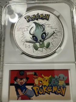 Pokemon Slabbed Coin By WORTH COLLECTION. Beautiful Collectible - Image 2