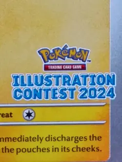 Pikachu SVP EN 214 Illustration Contest 2024 Black Star Promo NM Pokemon TCG - Image 2