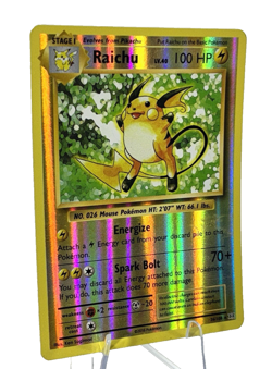 2016 Pokemon Raichu 36/108 Evolutions Reverse Holo Card - Image 3