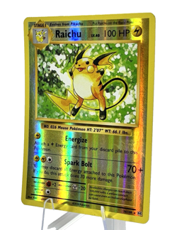 2016 Pokemon Raichu 36/108 Evolutions Reverse Holo Card - Image 4