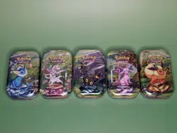 Pokemon Prismatic Evolutions Mini Tin | Lot of 5 | New Sealed | BuyAny2ShipFree - Image 1