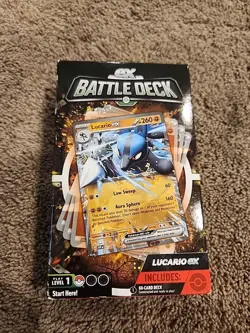 Pokemon TCG ex Battle Deck – Lucario ex 2023 820650852282 - Image 1