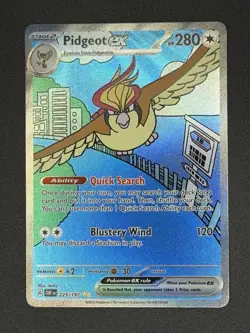 Pokemon Obsidian Flames - Pidgeot ex Special Illustration Rare 225/197 - Image 1
