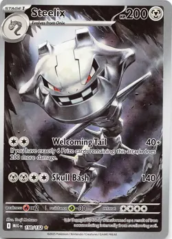 POKEMON Steelix - #150/132 Holo ME01: Mega Evolution NM - Image 1