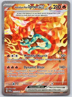 Hearthflame Mask Ogerpon ex SIR 212/167 (NM) - SV06: Twilight Masquerade Pokemon - Image 1