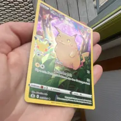 Pokemon TCG Pikachu Full Art Holo Rare 005/025 Celebrations -English NEAR MINT - Image 2