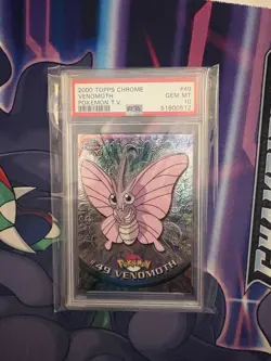 PSA 10 Chrome Venomoth 2000 Topps Pokemon - Image 1