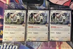 Pokemon Journey Together Hop’s Dubwool Best Buy Promo 136/159 Sealed 3 Pk Swirls - Image 1