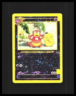 Slowking Pokemon Southern Islands PROMO 14/18 REVERSE HOLO CREASED HP - Image 1