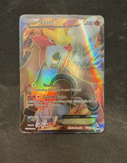 Pokemon Entei EX 103/108 Holo Full Art Dark Explorers Decent Condition - Image 1