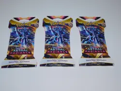 Pokemon Sword & Shield Astral Radiance Booster Packs x3 LOT SEALED NEW - Image 1