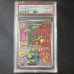 Pokemon Sawsbuck 166/162 SV05 Illustration Rare Holo PSA 10 English - Image 1