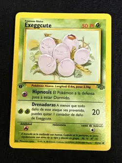 Exeggcute Spanish 1st Ed. Pokemon Jungle #52 1999 - Image 1
