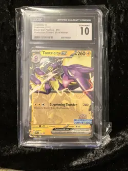Toxtricity EX SVP 215 Illustration Contest 2024 Promo Pokemon CGC Pristine 10 - Image 2