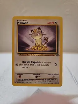 Pokemon Meowth 56/64 (Spanish) Jungle Regular - Image 1