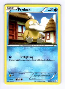 Psyduck (33) Boundaries Crossed #33 (2012) Common LP Pokemon - Image 1