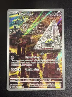 Pokemon TCG Drowzee 210/198 Scarlet & Violet Base Set Illustration Rare - Image 1