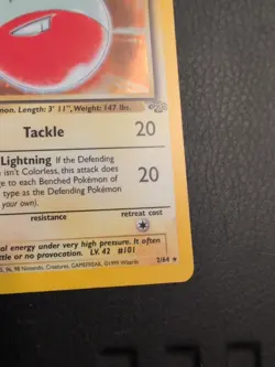 Pokemon TCG Electrode Jungle 2/64 Holo Unlimited Holo Rare - Image 5