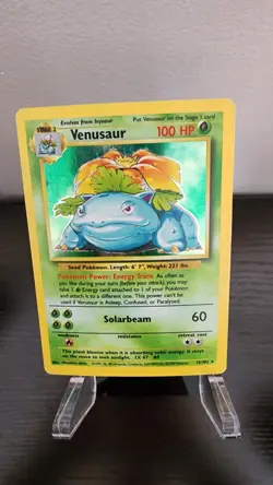 Pokemon TCG Venusaur Base Set 15/102 Holo 1999-2000 Wizards Base Set Excellent - Image 1