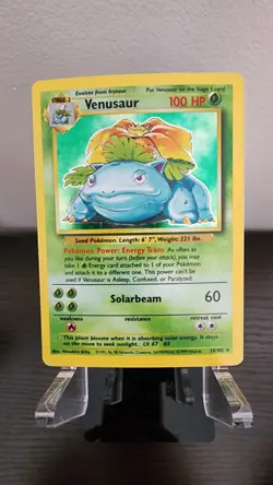 Pokemon TCG Venusaur Base Set 15/102 Holo 1999-2000 Wizards Base Set Excellent - Image 2