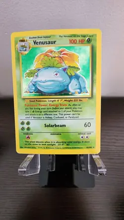 Pokemon TCG Venusaur Base Set 15/102 Holo 1999-2000 Wizards Base Set Excellent - Image 4