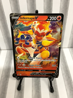 Pokemon TCG - Infernape V - SWSH252 - SWSH Promo - Black Star Promo - Image 1