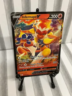 Pokemon TCG - Infernape V - SWSH252 - SWSH Promo - Black Star Promo - Image 2