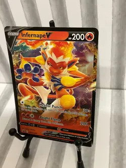 Pokemon TCG - Infernape V - SWSH252 - SWSH Promo - Black Star Promo - Image 3
