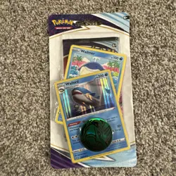 Pokemon Sword & Shield Chilling Reign Checklane Blister Pack featuring Wailord - Image 1