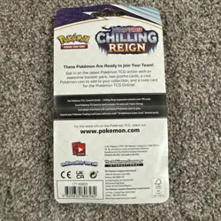 Pokemon Sword & Shield Chilling Reign Checklane Blister Pack featuring Wailord - Image 2