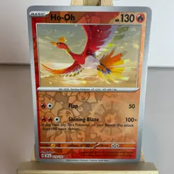 Ho-Oh 19/191 Surging Sparks Reverse Holo Uncommon Pokemon Light Play+ - Image 1