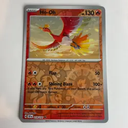Ho-Oh 19/191 Surging Sparks Reverse Holo Uncommon Pokemon Light Play+ - Image 3
